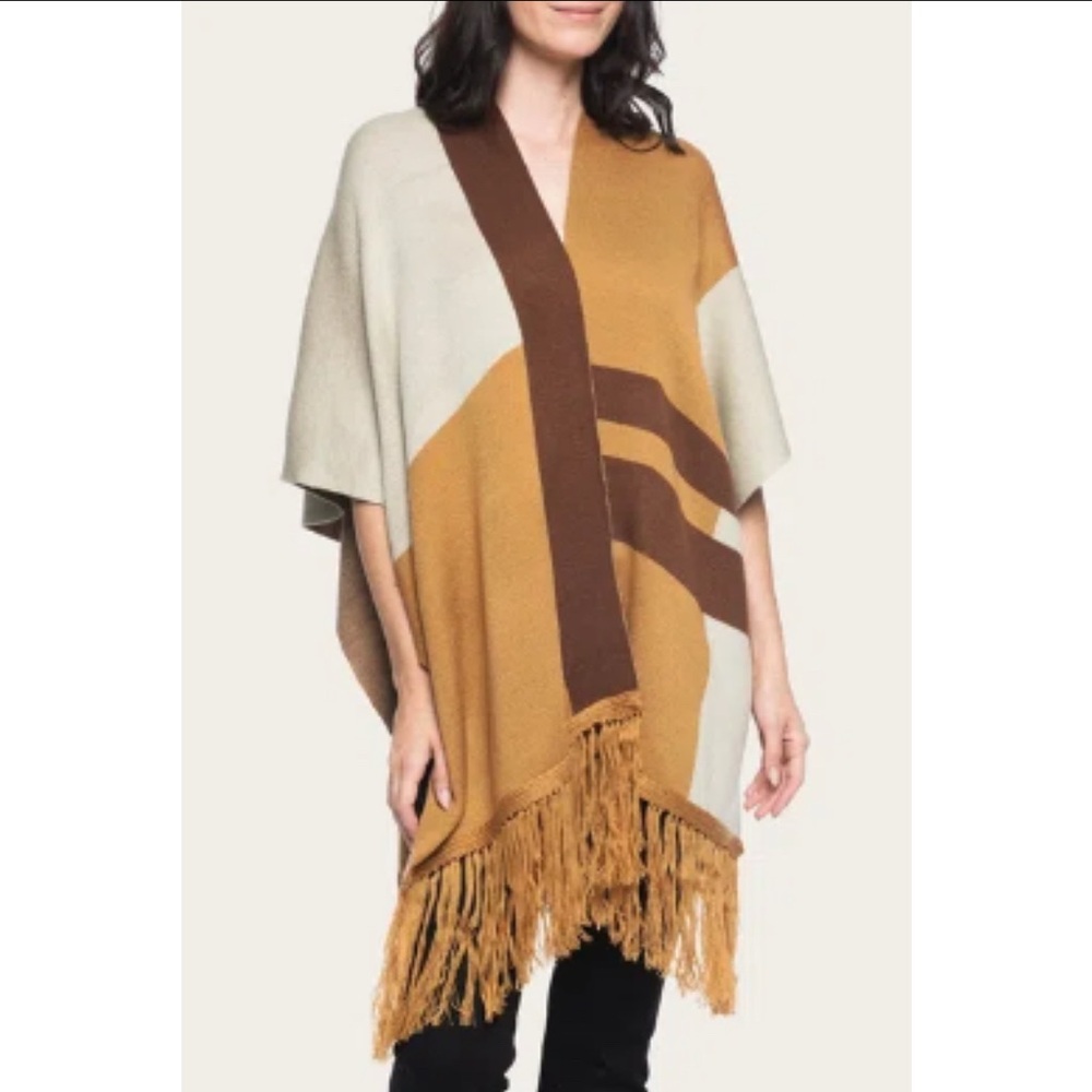 NWT Frye Patchwork Shawl